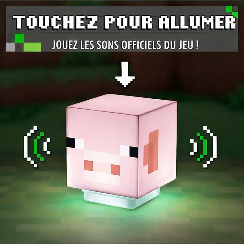 Minecraft pink pig light