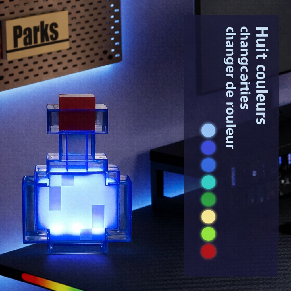 Minecraft potion bottle light