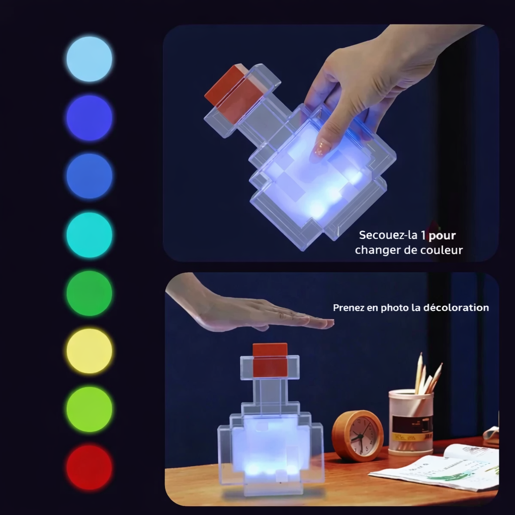 Minecraft potion bottle light