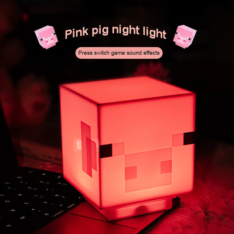 Minecraft pink pig light